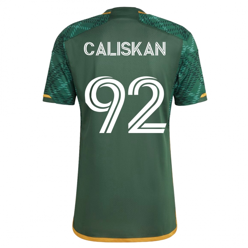 Męski Noel Caliskan #92 Zielony Domowa Koszulka 2023/24 Koszulki Klubowe