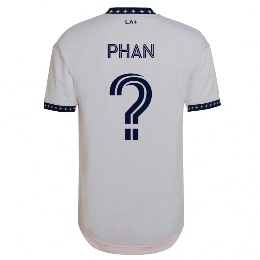 Męski Brett Phan #0 Biały Domowa Koszulka 2023/24 Koszulki Klubowe