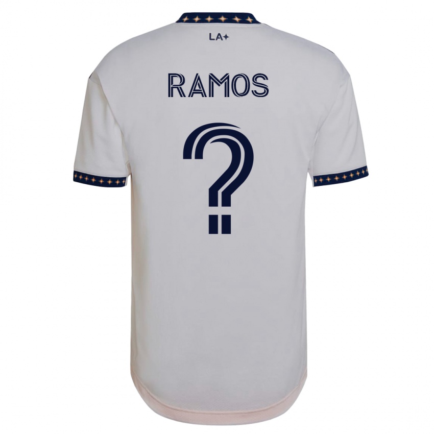 Męski Rubén Ramos #0 Biały Domowa Koszulka 2023/24 Koszulki Klubowe