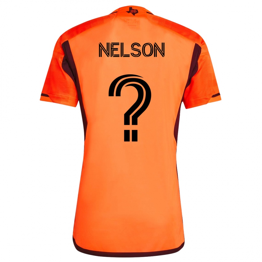 Męski Michael Nelson #0 Pomarańczowy Domowa Koszulka 2023/24 Koszulki Klubowe