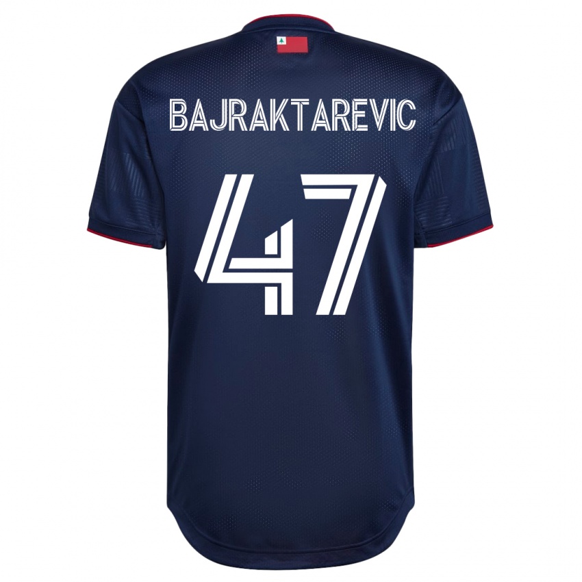 Męski Esmir Bajraktarevic #47 Marynarka Wojenna Domowa Koszulka 2023/24 Koszulki Klubowe