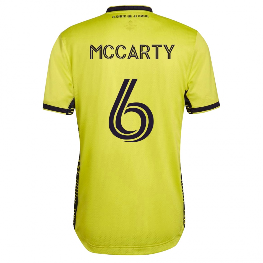 Męski Dax Mccarty #6 Żółty Domowa Koszulka 2023/24 Koszulki Klubowe