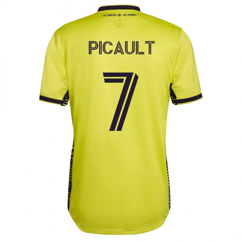 Męski Fafà Picault #7 Żółty Domowa Koszulka 2023/24 Koszulki Klubowe