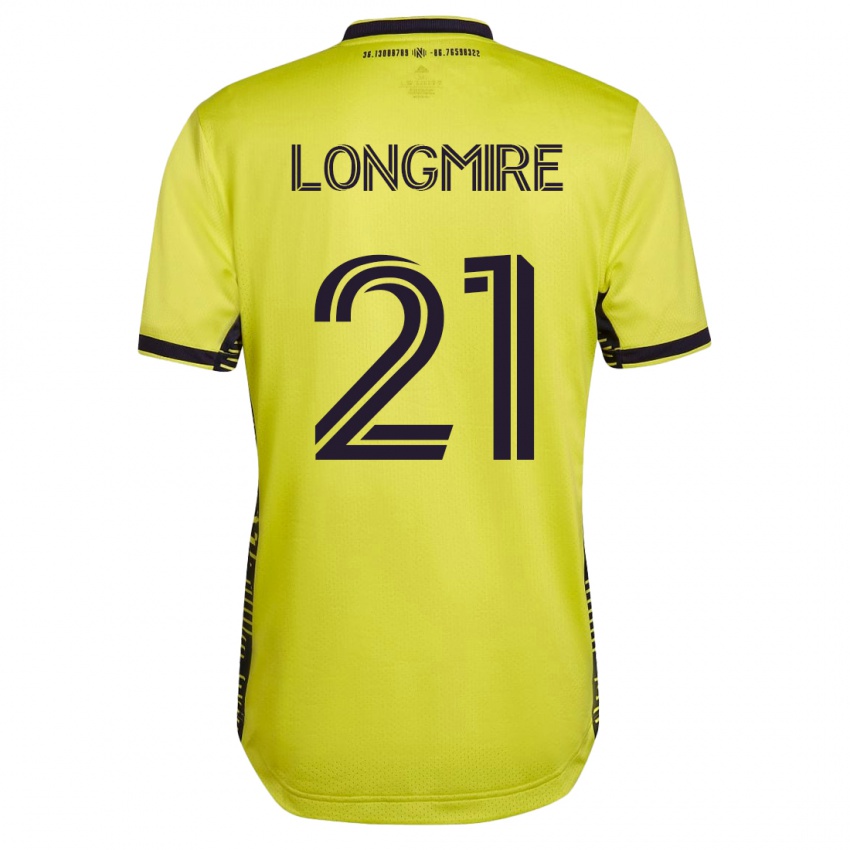 Męski Ahmed Longmire #21 Żółty Domowa Koszulka 2023/24 Koszulki Klubowe