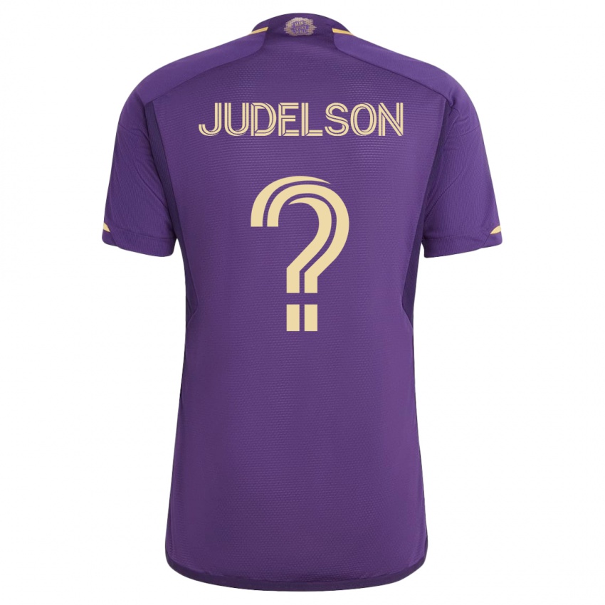 Męski Dylan Judelson #0 Fioletowy Domowa Koszulka 2023/24 Koszulki Klubowe