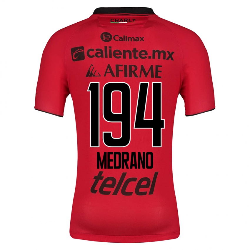 Męski Luis Medrano #194 Czerwony Domowa Koszulka 2023/24 Koszulki Klubowe