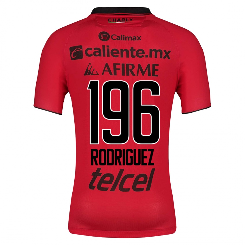 Męski Prince Rodríguez #196 Czerwony Domowa Koszulka 2023/24 Koszulki Klubowe