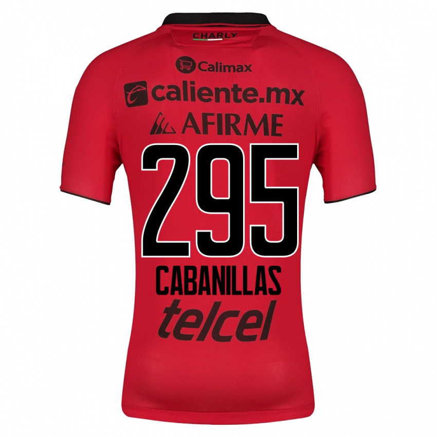 Męski Osvaldo Cabanillas #295 Czerwony Domowa Koszulka 2023/24 Koszulki Klubowe