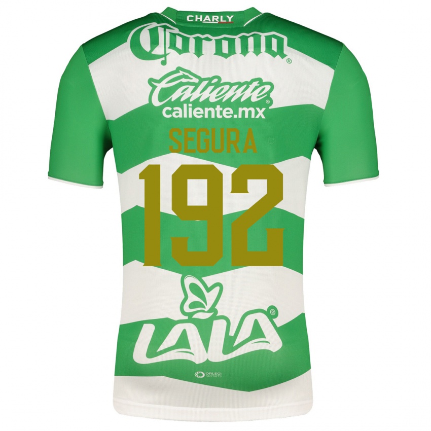 Męski Gustavo Segura #192 Zielony Domowa Koszulka 2023/24 Koszulki Klubowe