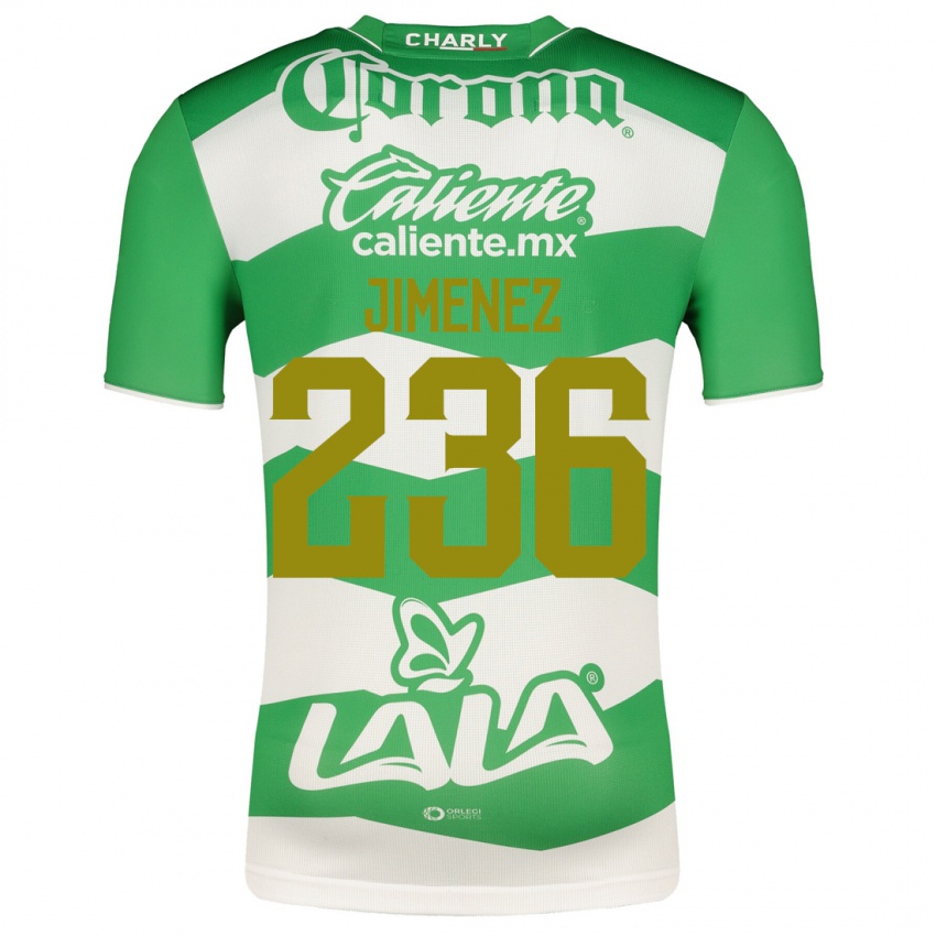 Męski Tahiel Jiménez #236 Zielony Domowa Koszulka 2023/24 Koszulki Klubowe