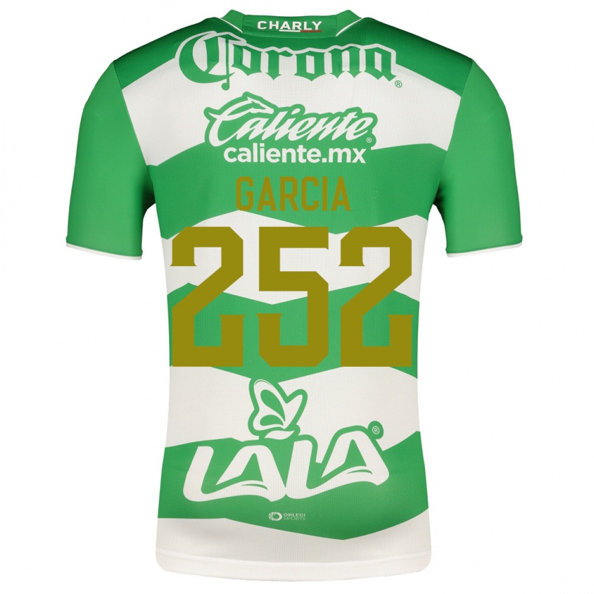 Męski Kevin García #252 Zielony Domowa Koszulka 2023/24 Koszulki Klubowe