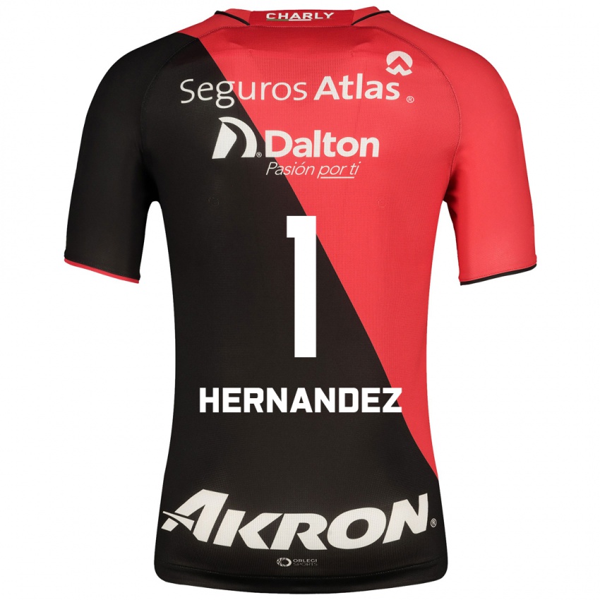 Męski José Hernández #1 Czarny Domowa Koszulka 2023/24 Koszulki Klubowe