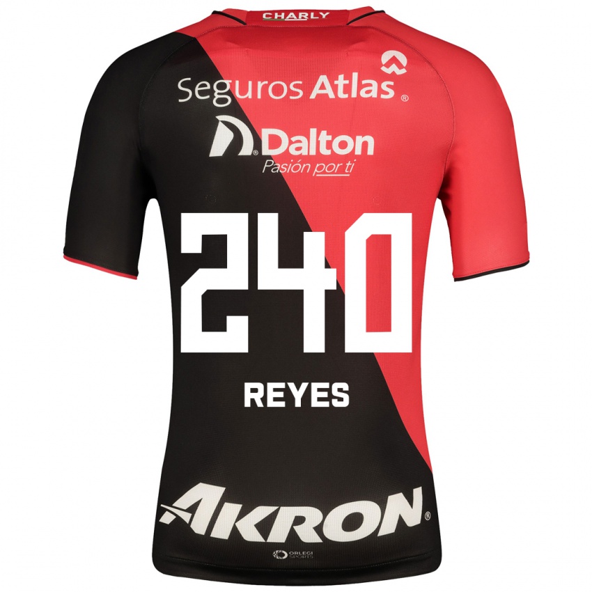 Męski Óscar Reyes #240 Czarny Domowa Koszulka 2023/24 Koszulki Klubowe