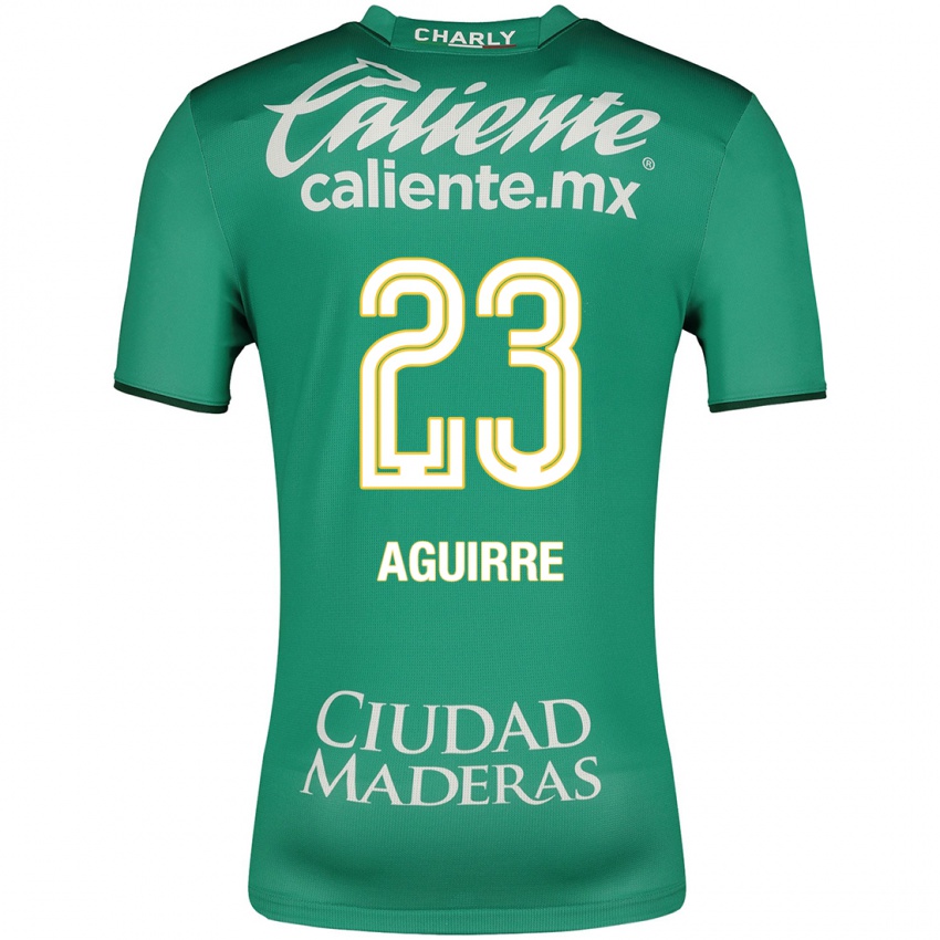 Męski Zoe Aguirre #23 Zielony Domowa Koszulka 2023/24 Koszulki Klubowe
