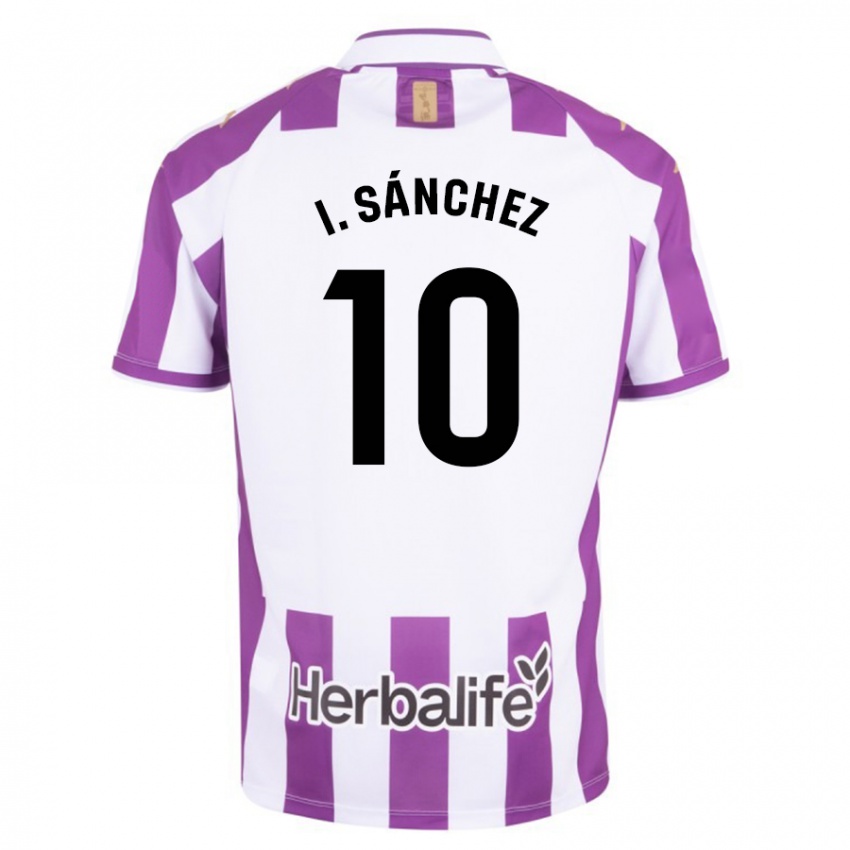 Męski Iván Sánchez #10 Purpurowy Domowa Koszulka 2023/24 Koszulki Klubowe