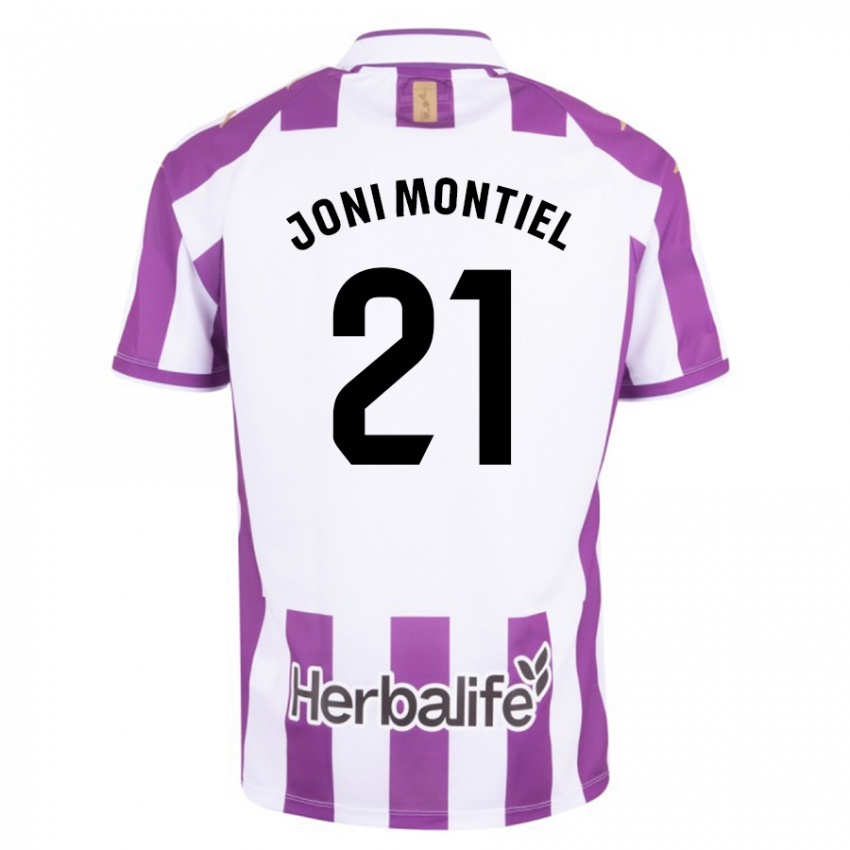 Męski Joni Montiel #21 Purpurowy Domowa Koszulka 2023/24 Koszulki Klubowe