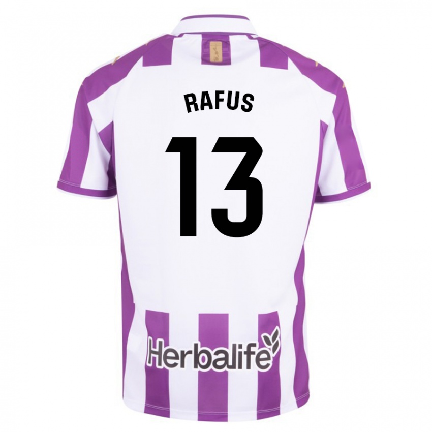 Męski Arnau Rafus #13 Purpurowy Domowa Koszulka 2023/24 Koszulki Klubowe
