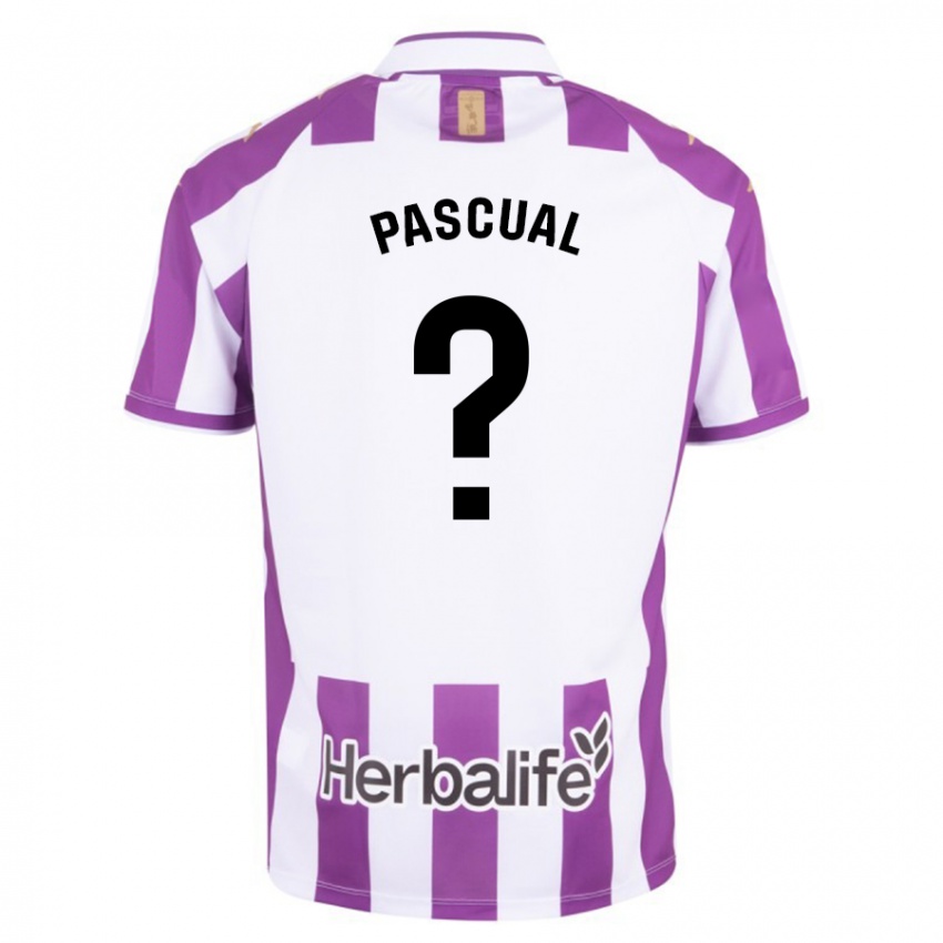 Męski Adrián Pascual #0 Purpurowy Domowa Koszulka 2023/24 Koszulki Klubowe