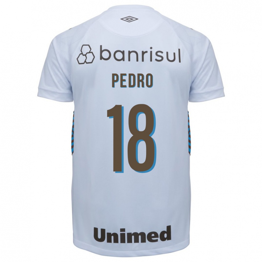 Męski João Pedro #18 Biały Wyjazdowa Koszulka 2023/24 Koszulki Klubowe