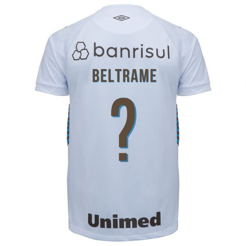 Męski Thiago Beltrame #0 Biały Wyjazdowa Koszulka 2023/24 Koszulki Klubowe