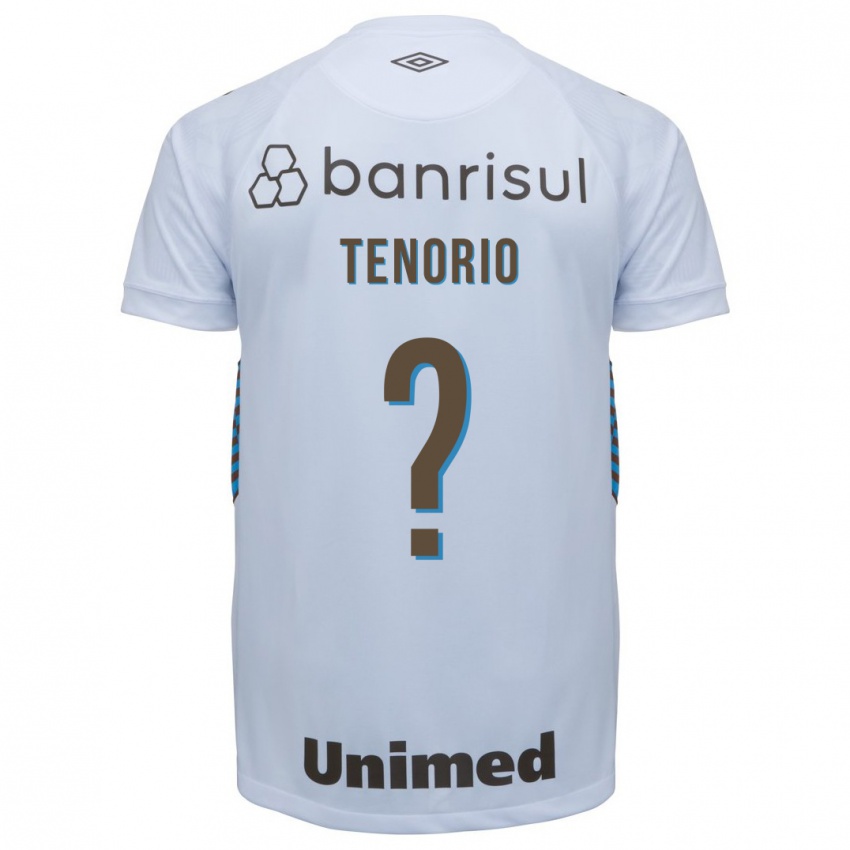 Męski Lucas Tenório #0 Biały Wyjazdowa Koszulka 2023/24 Koszulki Klubowe