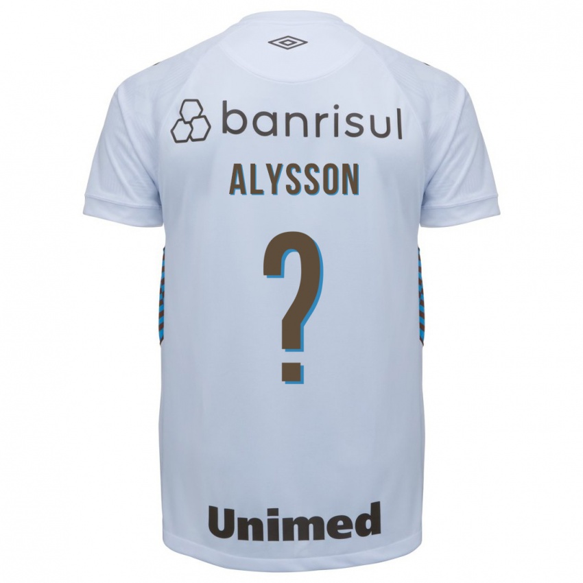Męski Alysson #0 Biały Wyjazdowa Koszulka 2023/24 Koszulki Klubowe
