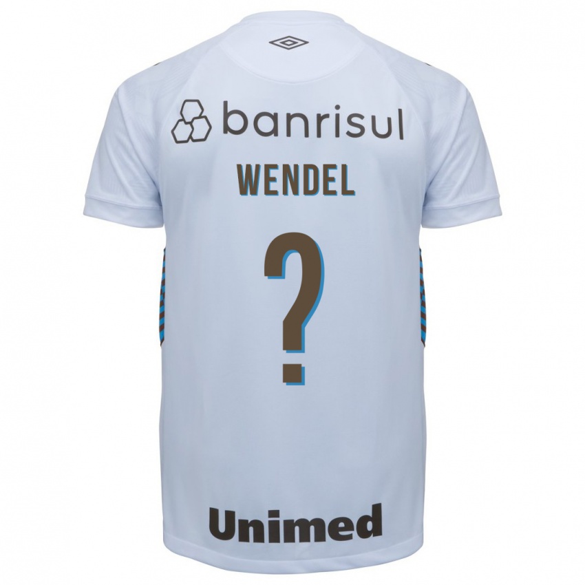 Męski Wendel #0 Biały Wyjazdowa Koszulka 2023/24 Koszulki Klubowe