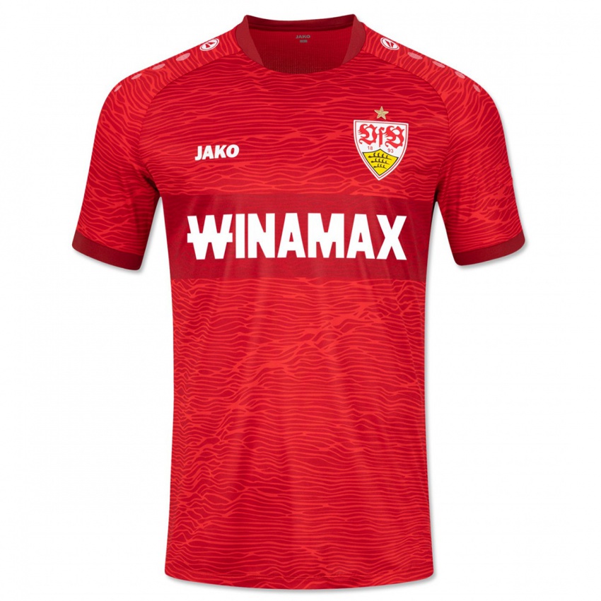Męski Enzo Millot #8 Czerwony Wyjazdowa Koszulka 2023/24 Koszulki Klubowe