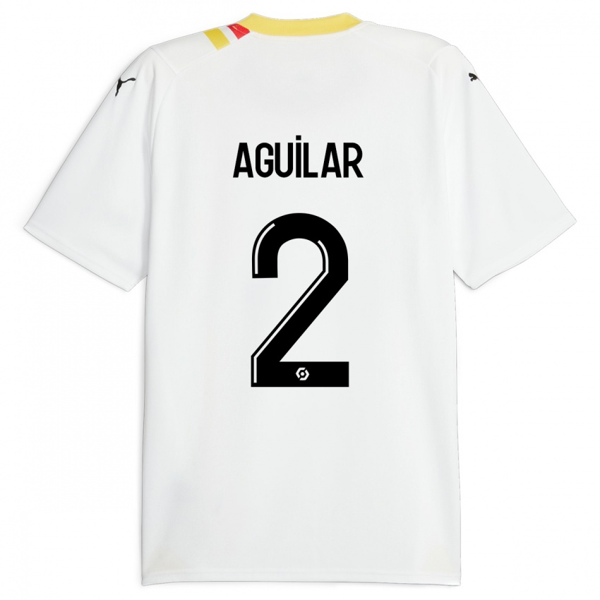 Męski Ruben Aguilar #2 Czarny Wyjazdowa Koszulka 2023/24 Koszulki Klubowe