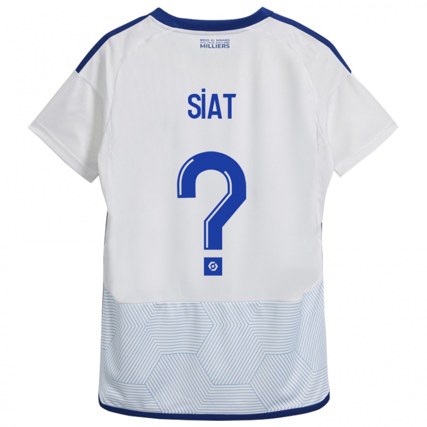 Męski Victor Siat #0 Biały Wyjazdowa Koszulka 2023/24 Koszulki Klubowe