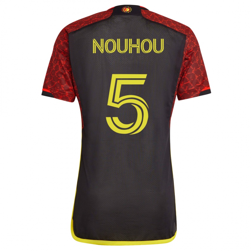 Męski Nouhou #5 Pomarańczowy Wyjazdowa Koszulka 2023/24 Koszulki Klubowe