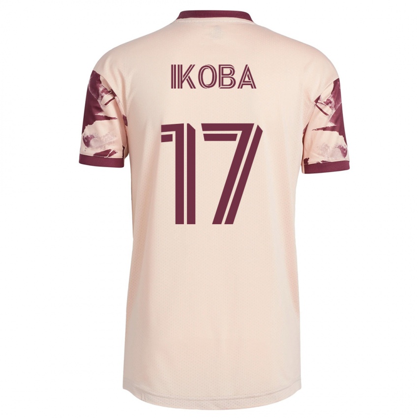 Męski Tega Ikoba #17 Białawy Wyjazdowa Koszulka 2023/24 Koszulki Klubowe