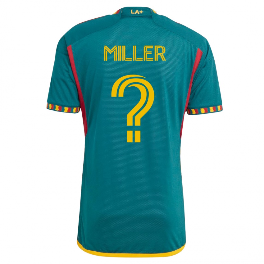 Męski Harbor Miller #0 Zielony Wyjazdowa Koszulka 2023/24 Koszulki Klubowe
