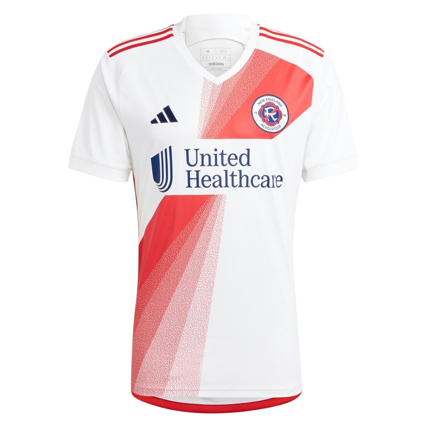 Męski Ryan Carney #0 Biało - Czerwony Wyjazdowa Koszulka 2023/24 Koszulki Klubowe