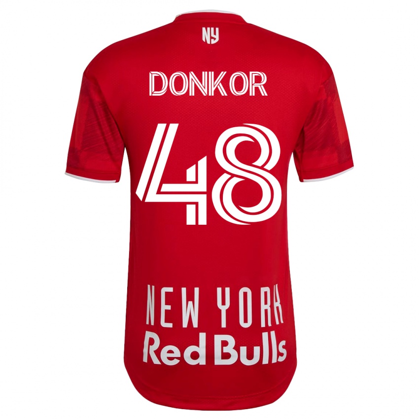 Męski Ronald Donkor #48 Beżowo-Złoty Wyjazdowa Koszulka 2023/24 Koszulki Klubowe
