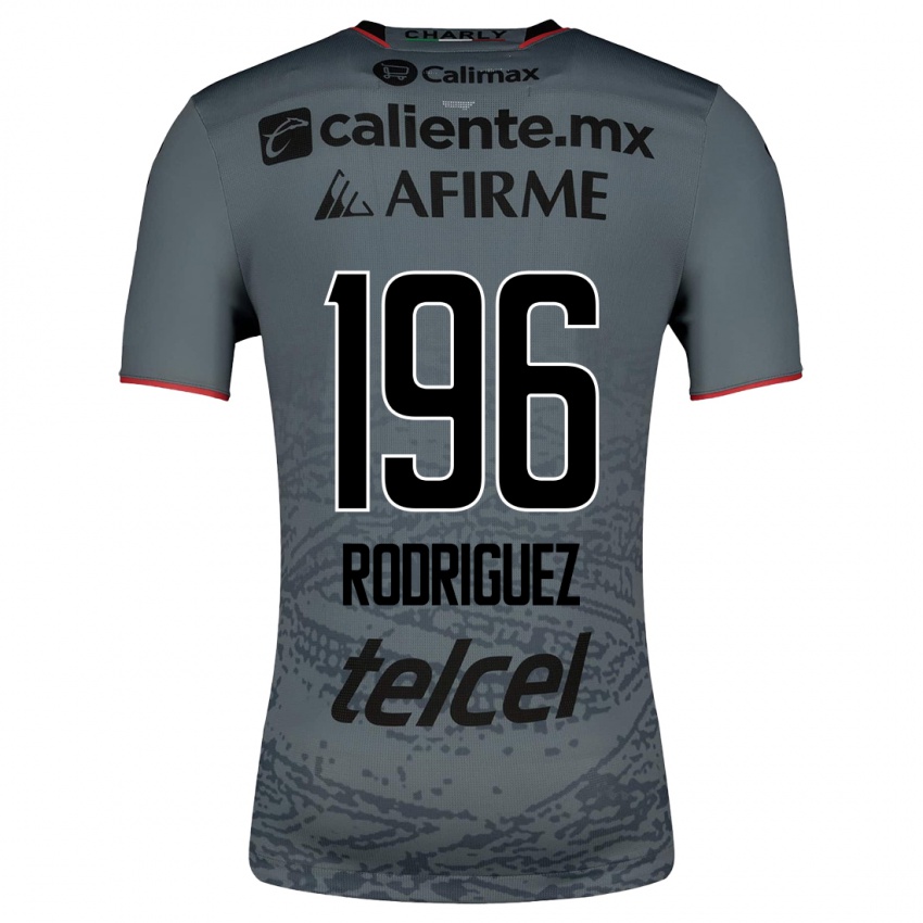 Męski Prince Rodríguez #196 Szary Wyjazdowa Koszulka 2023/24 Koszulki Klubowe