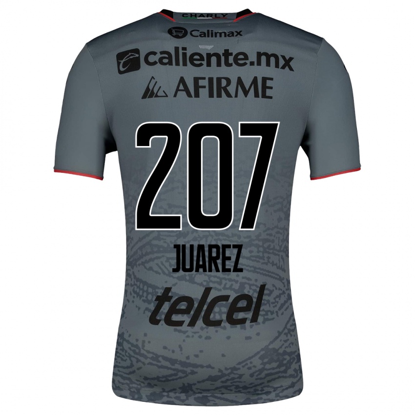 Męski José Juárez #207 Szary Wyjazdowa Koszulka 2023/24 Koszulki Klubowe