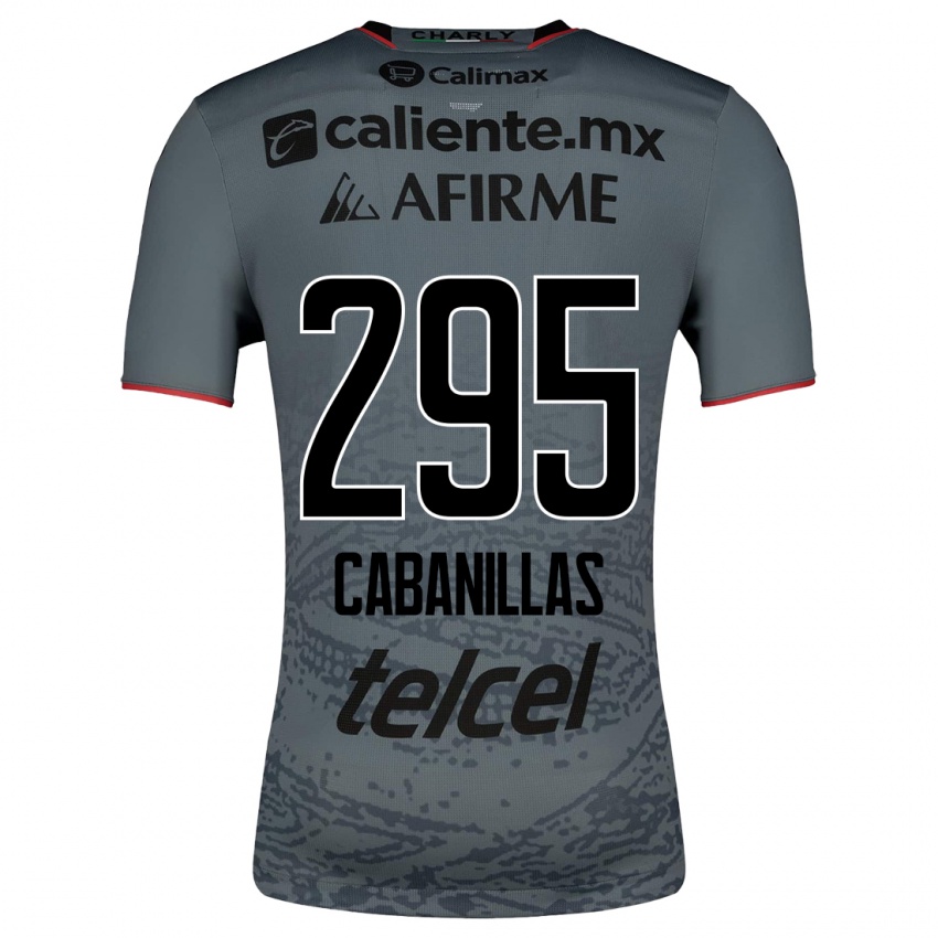 Męski Osvaldo Cabanillas #295 Szary Wyjazdowa Koszulka 2023/24 Koszulki Klubowe