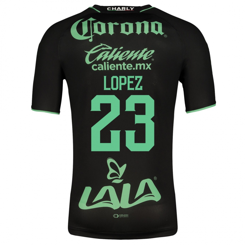 Męski Raúl López #23 Czarny Wyjazdowa Koszulka 2023/24 Koszulki Klubowe