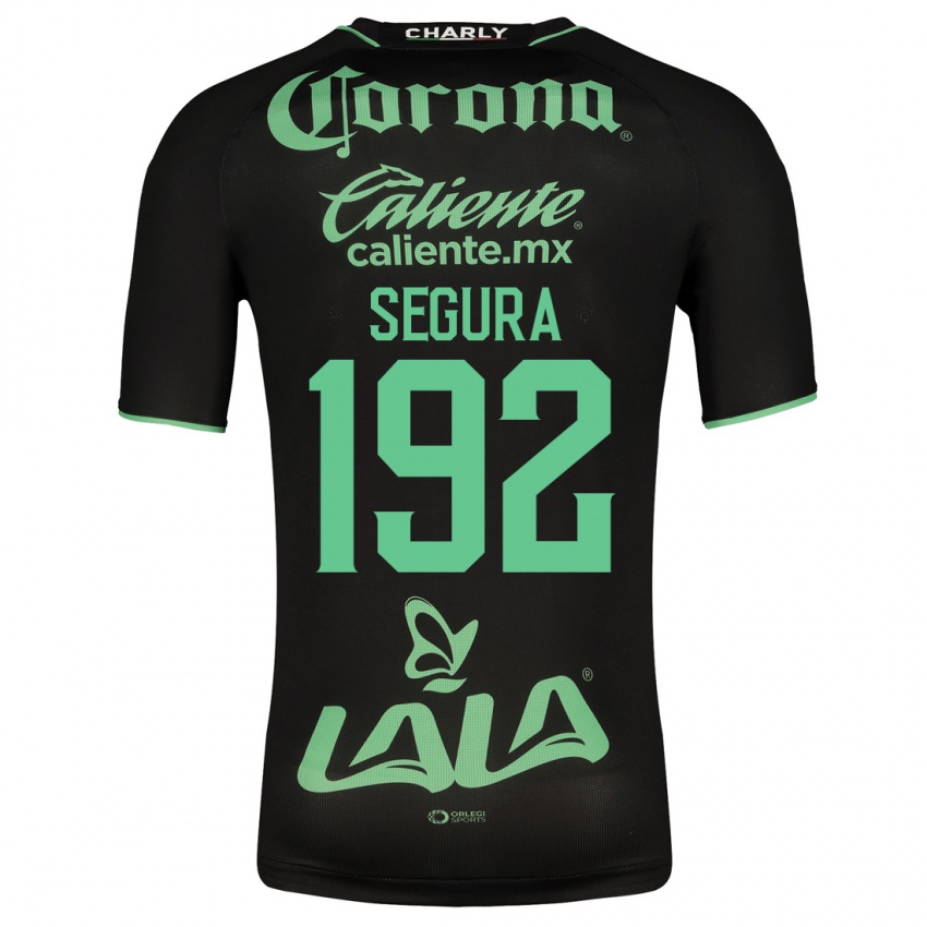 Męski Gustavo Segura #192 Czarny Wyjazdowa Koszulka 2023/24 Koszulki Klubowe