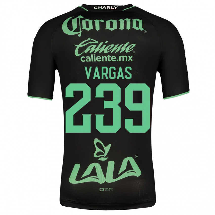 Męski Diego Vargas #239 Czarny Wyjazdowa Koszulka 2023/24 Koszulki Klubowe