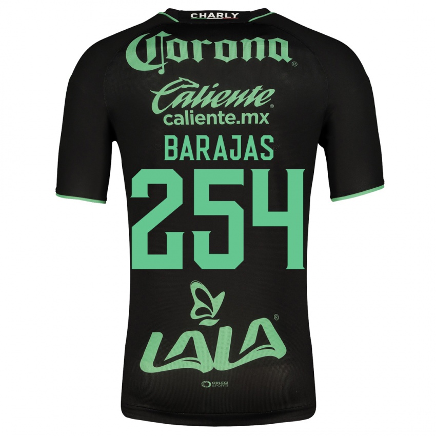 Męski Sergio Barajas #254 Czarny Wyjazdowa Koszulka 2023/24 Koszulki Klubowe