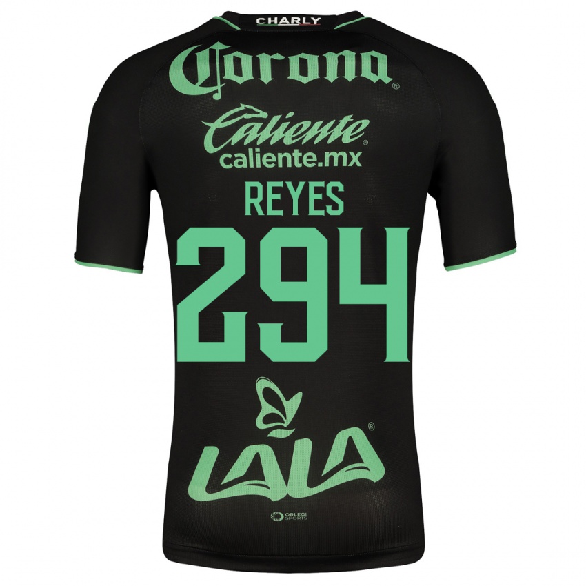 Męski Máximo Reyes #294 Czarny Wyjazdowa Koszulka 2023/24 Koszulki Klubowe