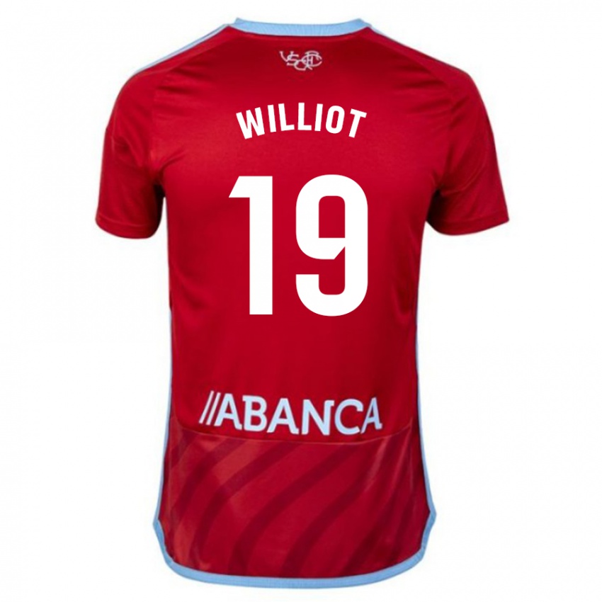 Męski Williot Swedberg #19 Czerwony Wyjazdowa Koszulka 2023/24 Koszulki Klubowe