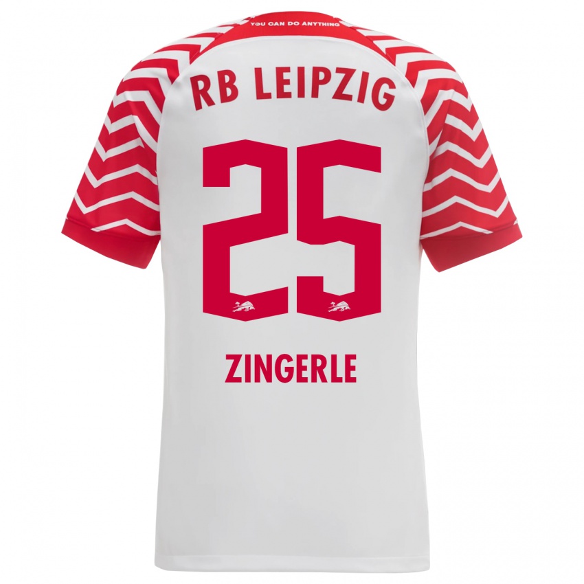 Kobiety Leopold Zingerle #25 Biały Domowa Koszulka 2023/24 Koszulki Klubowe