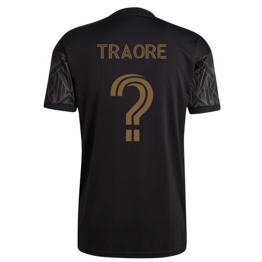 Kobiety Mohamed Traore #0 Czarny Domowa Koszulka 2023/24 Koszulki Klubowe