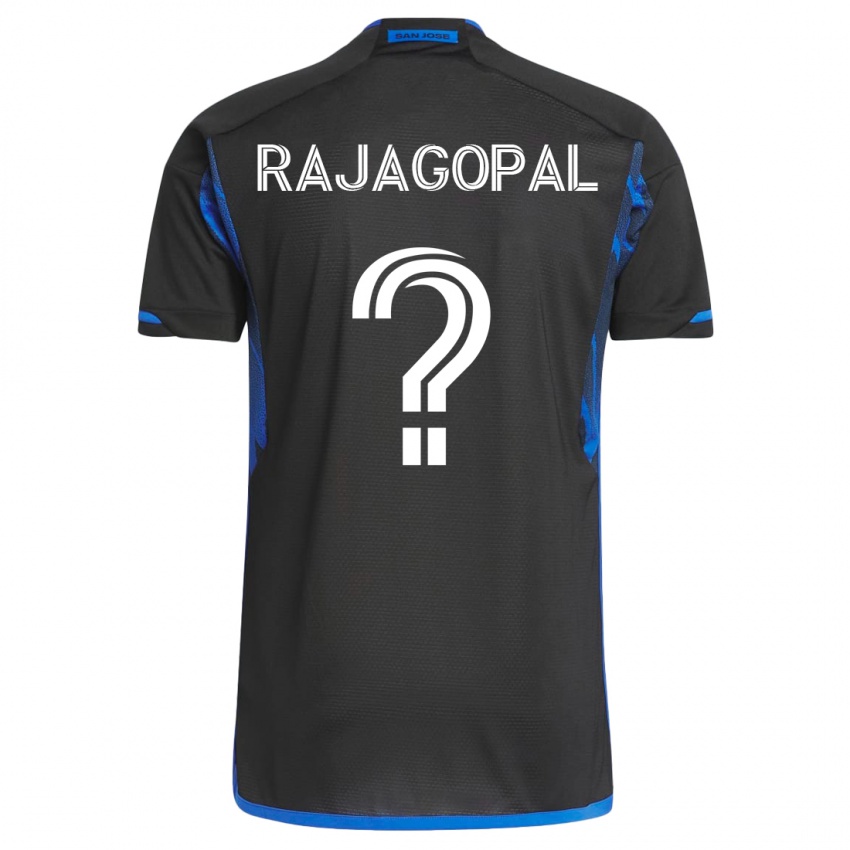 Kobiety Rohan Rajagopal #0 Niebiesko-Czarny Domowa Koszulka 2023/24 Koszulki Klubowe