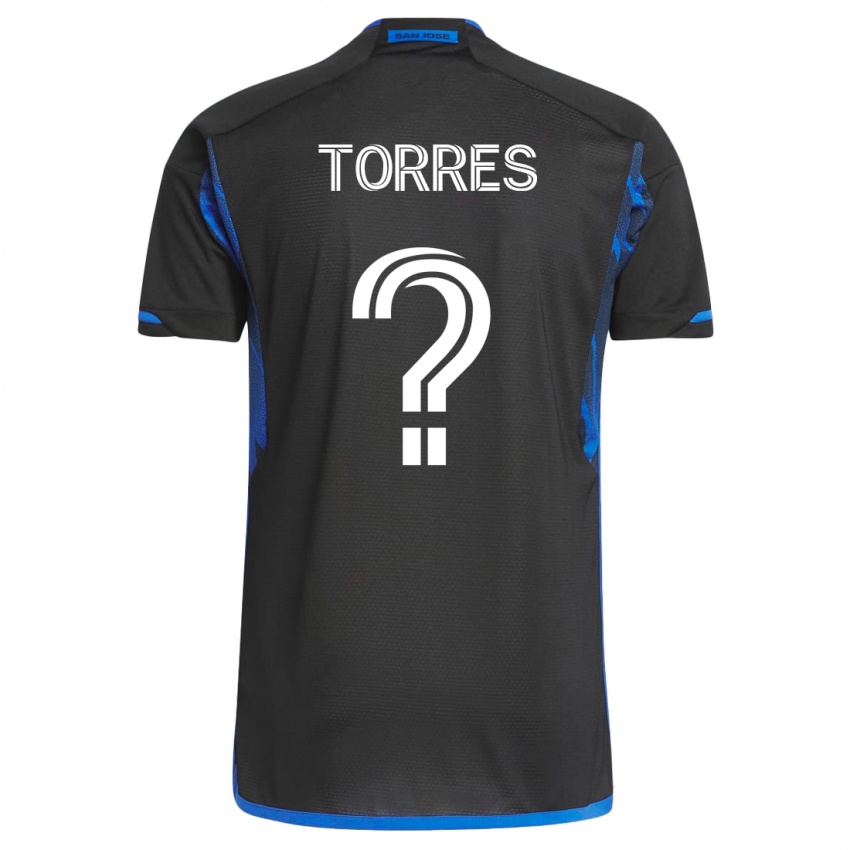 Kobiety Jorge Torres #0 Niebiesko-Czarny Domowa Koszulka 2023/24 Koszulki Klubowe