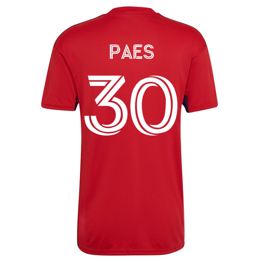 Kobiety Maarten Paes #30 Czerwony Domowa Koszulka 2023/24 Koszulki Klubowe