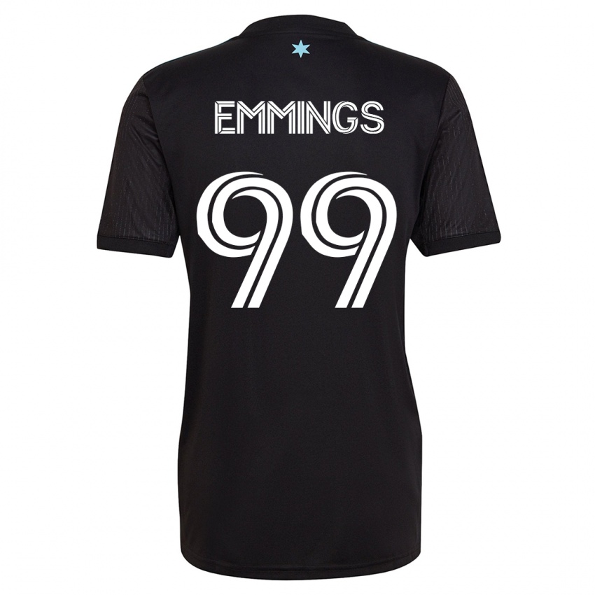Kobiety Fred Emmings #99 Czarny Domowa Koszulka 2023/24 Koszulki Klubowe